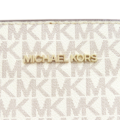 Michael Kors マイケルコース MKシグネチャー 2WAY ハンドバッグ レザー レディース 中古