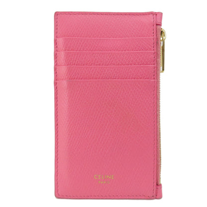 CELINE セリーヌ ロゴ カードケース レザー レディース 中古