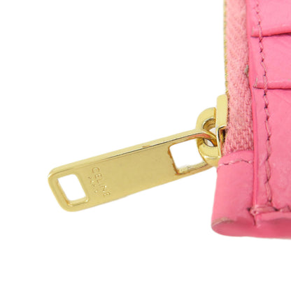 CELINE セリーヌ ロゴ カードケース レザー レディース 中古