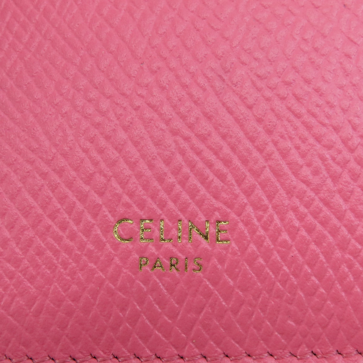CELINE セリーヌ ロゴ カードケース レザー レディース 中古