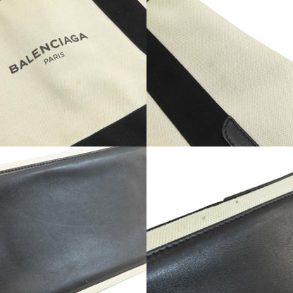 BALENCIAGA バレンシアガ 339933 ネイビーカバスS トートバッグ キャンバス レディース 中古