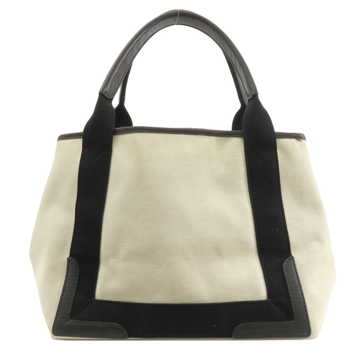 BALENCIAGA バレンシアガ 339933 ネイビーカバスS トートバッグ キャンバス レディース 中古