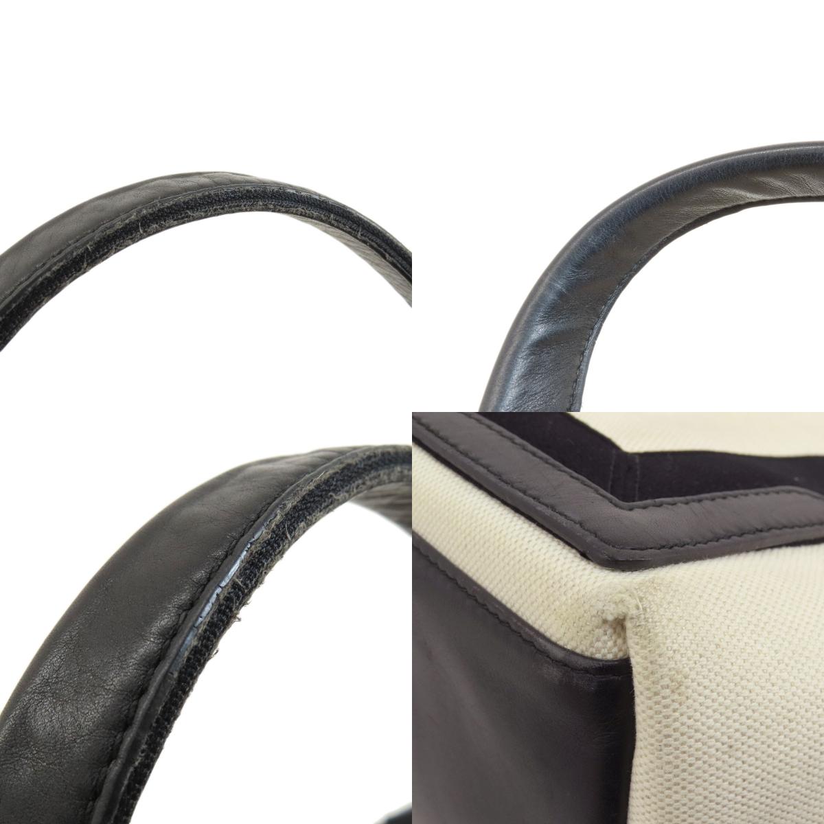 BALENCIAGA バレンシアガ 339933 ネイビーカバスS トートバッグ キャンバス レディース 中古