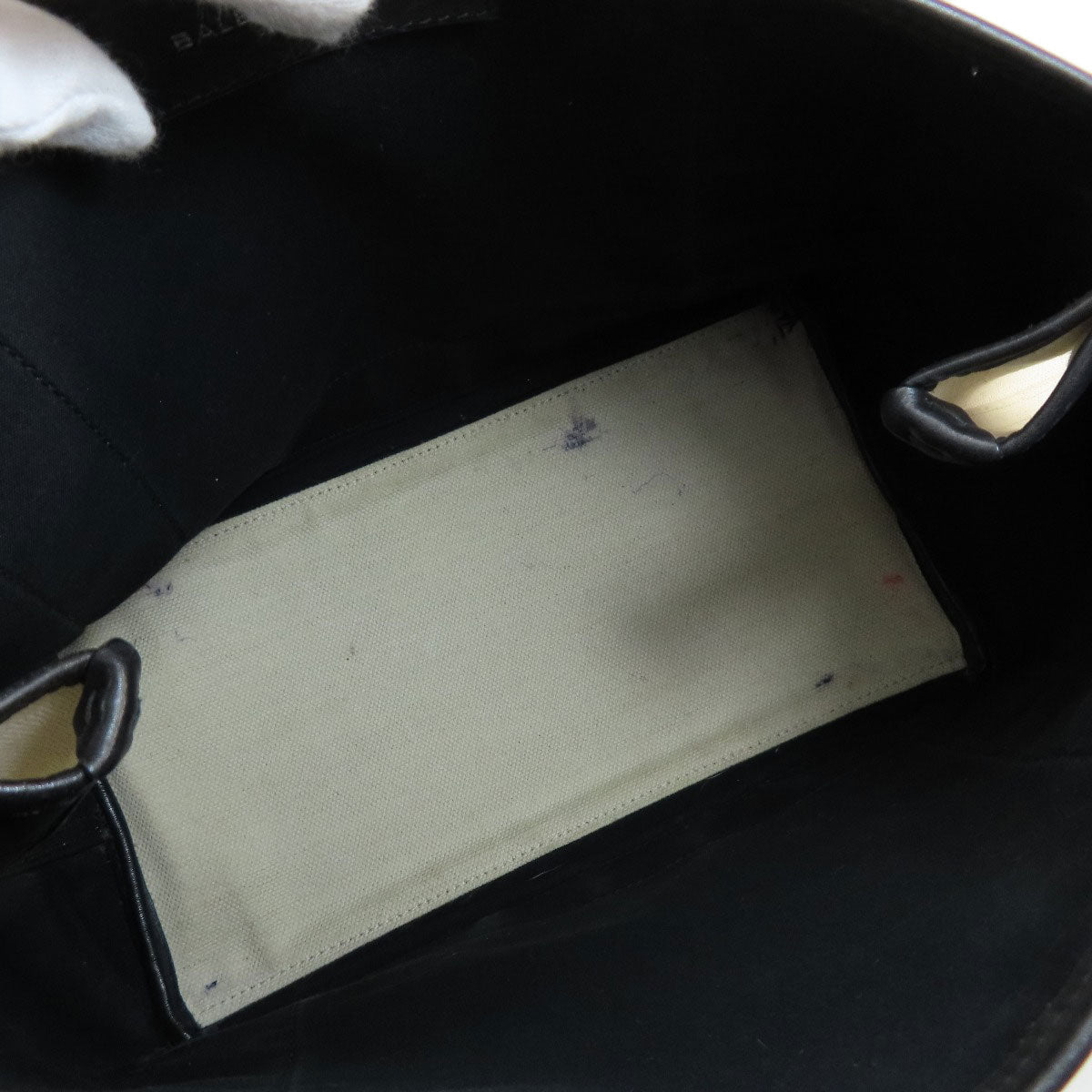 BALENCIAGA バレンシアガ 339933 ネイビーカバスS トートバッグ キャンバス レディース 中古