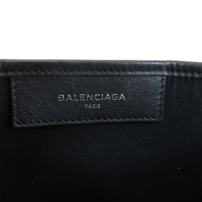 BALENCIAGA バレンシアガ 339933 ネイビーカバスS トートバッグ キャンバス レディース 中古