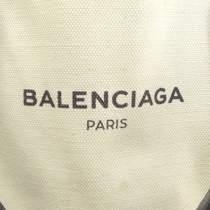 BALENCIAGA バレンシアガ 339933 ネイビーカバスS トートバッグ キャンバス レディース 中古
