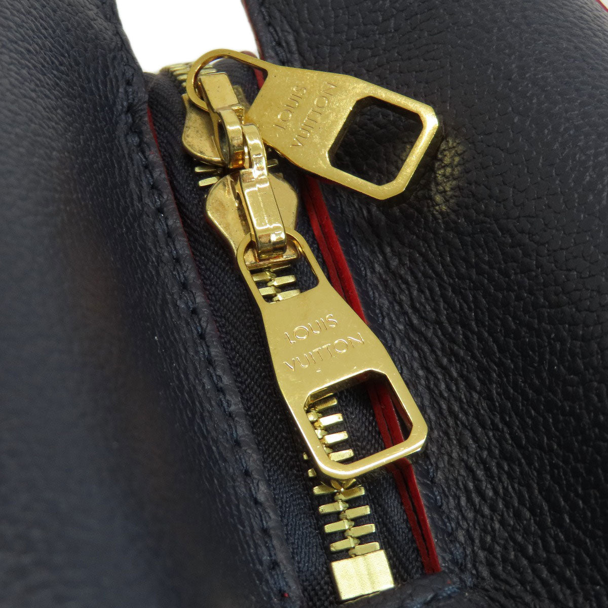LOUIS VUITTON ルイヴィトン M42746 モンテーニュMM マリーヌルージュ ハンドバッグ アンプラント レディース 中古