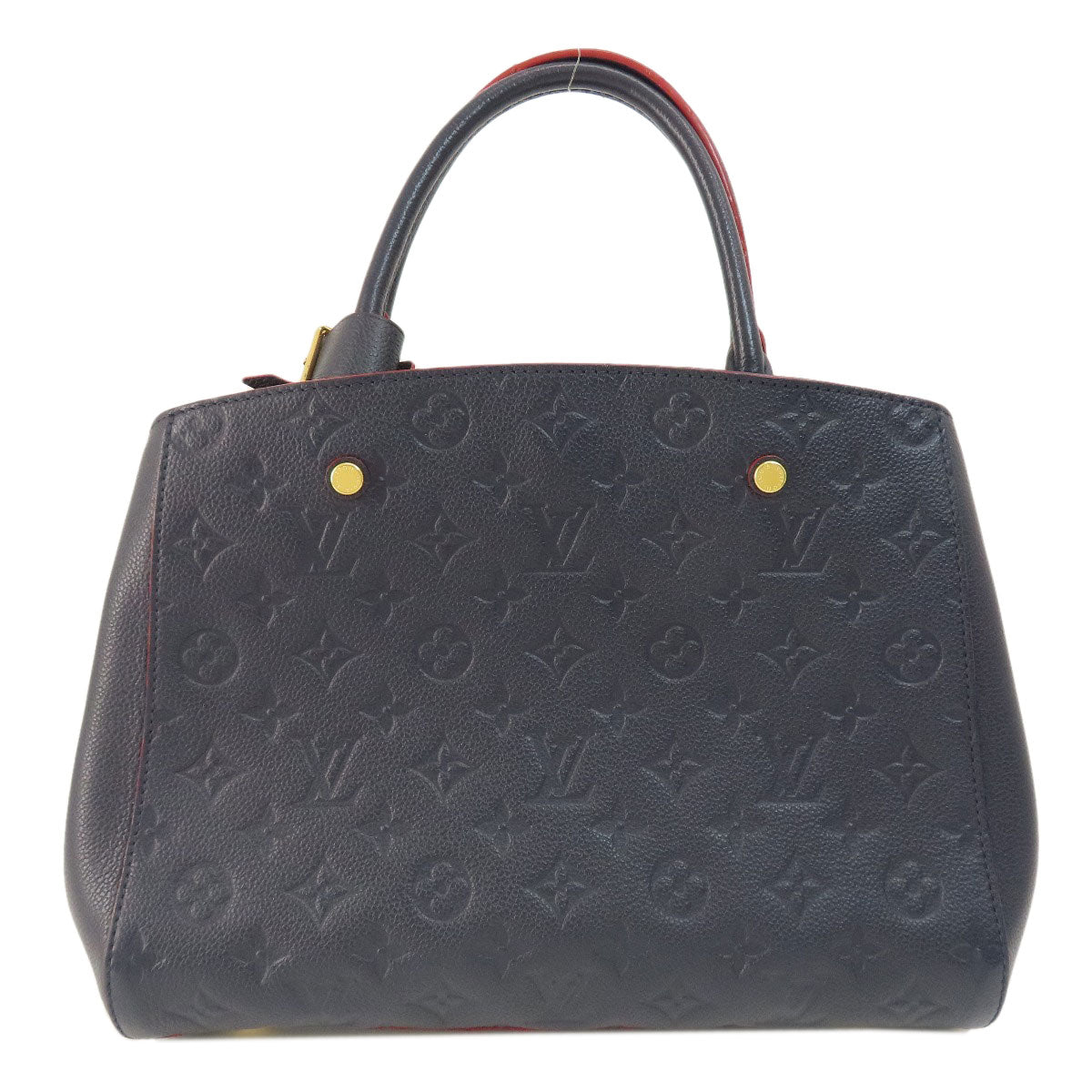 LOUIS VUITTON ルイヴィトン M42746 モンテーニュMM マリーヌルージュ ハンドバッグ アンプラント レディース 中古