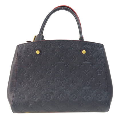 LOUIS VUITTON ルイヴィトン M42746 モンテーニュMM マリーヌルージュ ハンドバッグ アンプラント レディース 中古