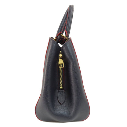 LOUIS VUITTON ルイヴィトン M42746 モンテーニュMM マリーヌルージュ ハンドバッグ アンプラント レディース 中古