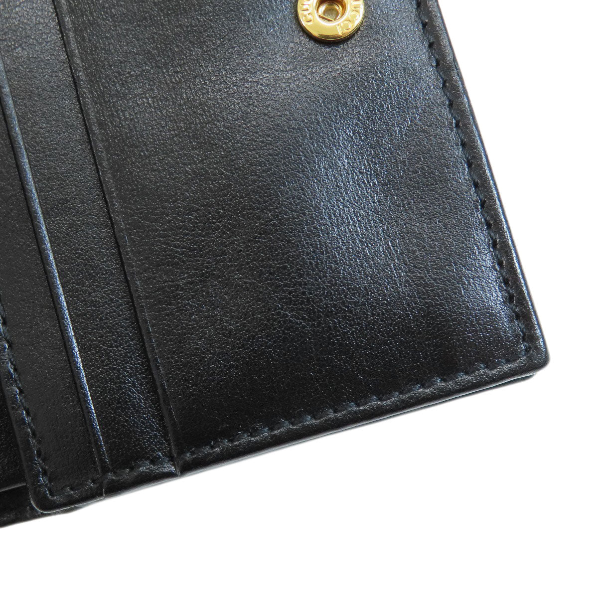 GUCCI グッチ 621887 ホースビット 二つ折り財布（小銭入れあり） レザー レディース 中古