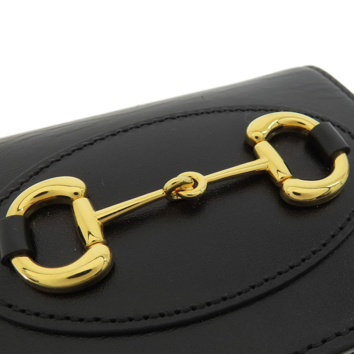 GUCCI グッチ 621887 ホースビット 二つ折り財布（小銭入れあり） レザー レディース 中古