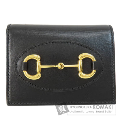 GUCCI グッチ 621887 ホースビット 二つ折り財布（小銭入れあり） レザー レディース 中古
