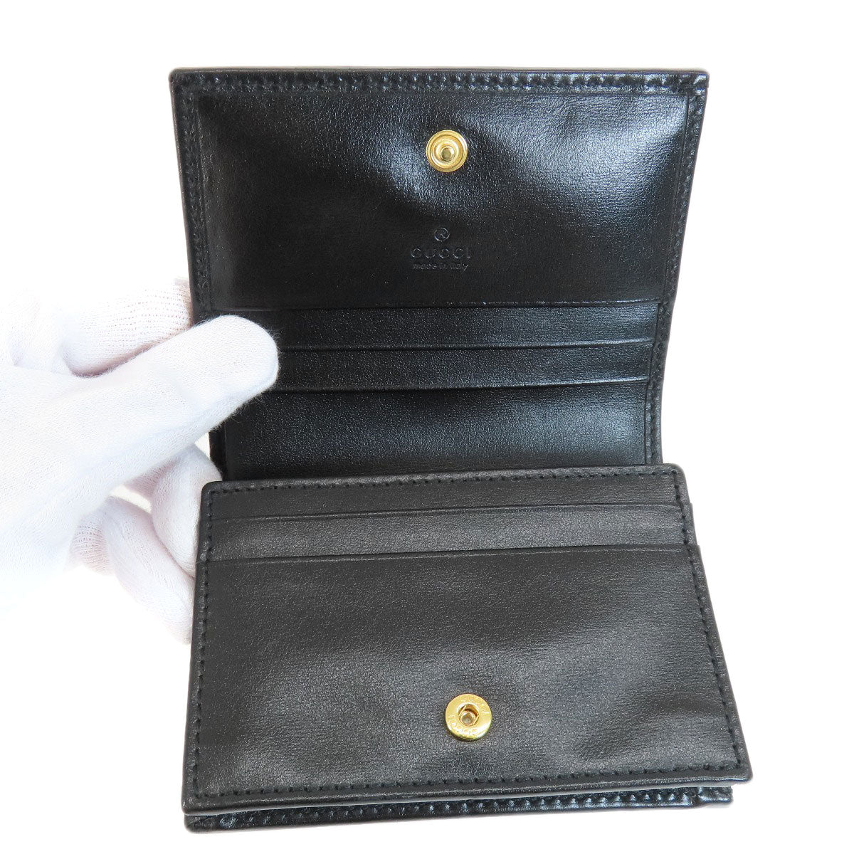 GUCCI グッチ 621887 ホースビット 二つ折り財布（小銭入れあり） レザー レディース 中古