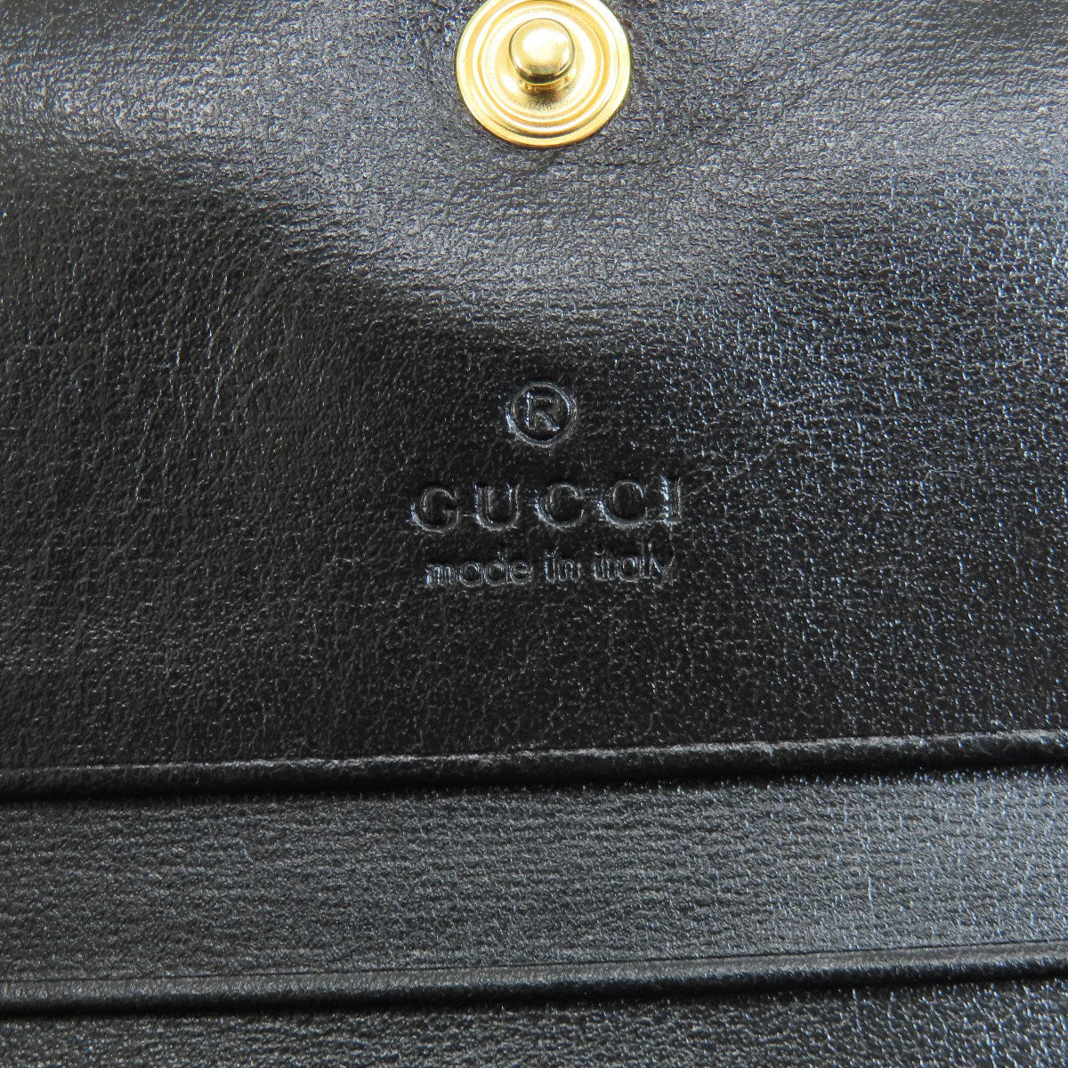 GUCCI グッチ 621887 ホースビット 二つ折り財布（小銭入れあり） レザー レディース 中古