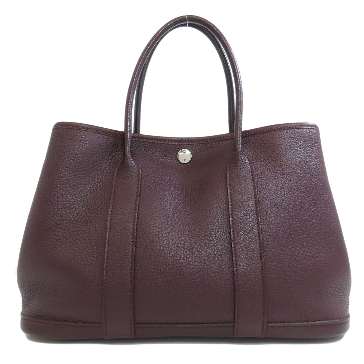 HERMES エルメス ガーデンパーティTPM シルバー金具 ハンドバッグ ネゴンダ レディース 中古