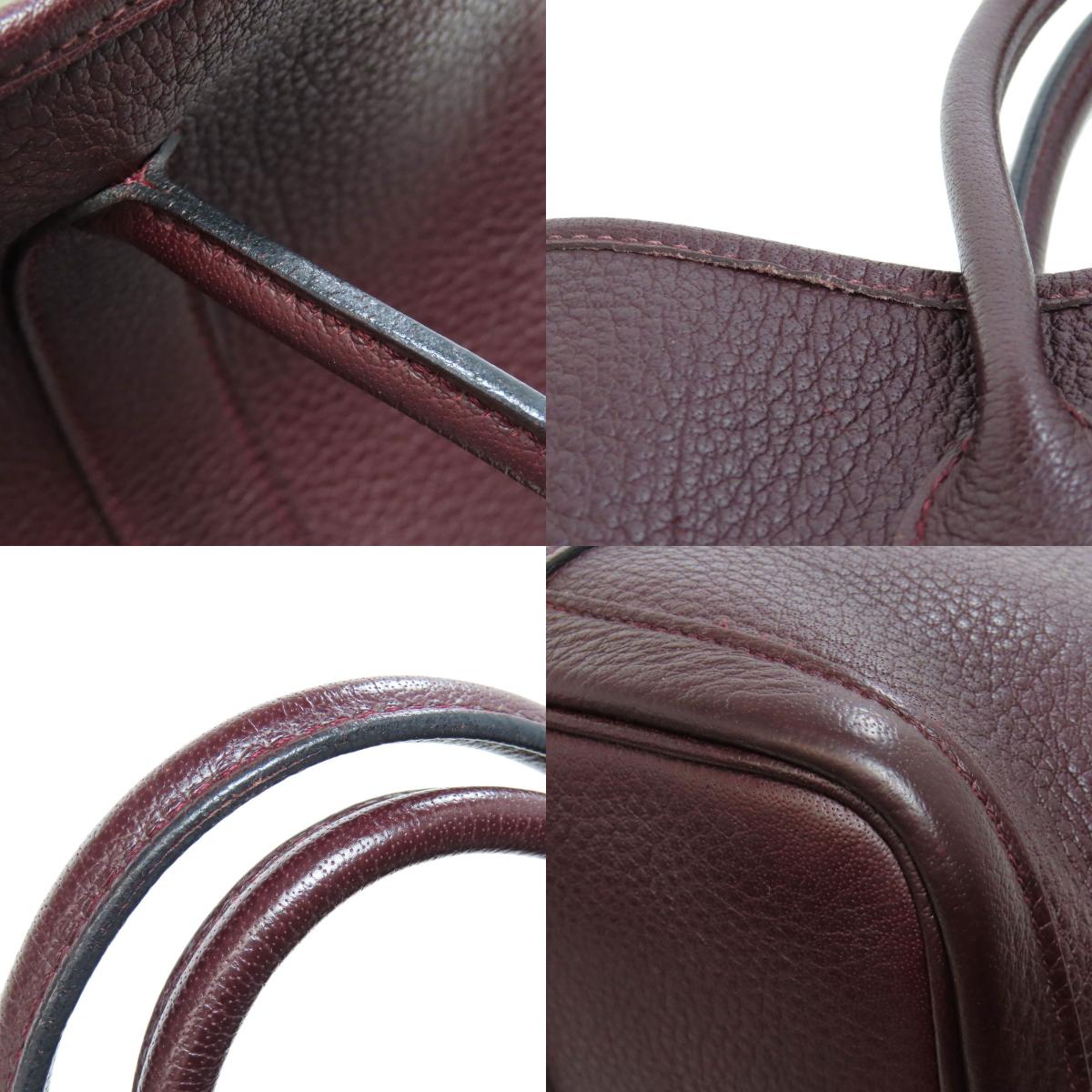 HERMES エルメス ガーデンパーティTPM シルバー金具 ハンドバッグ ネゴンダ レディース 中古