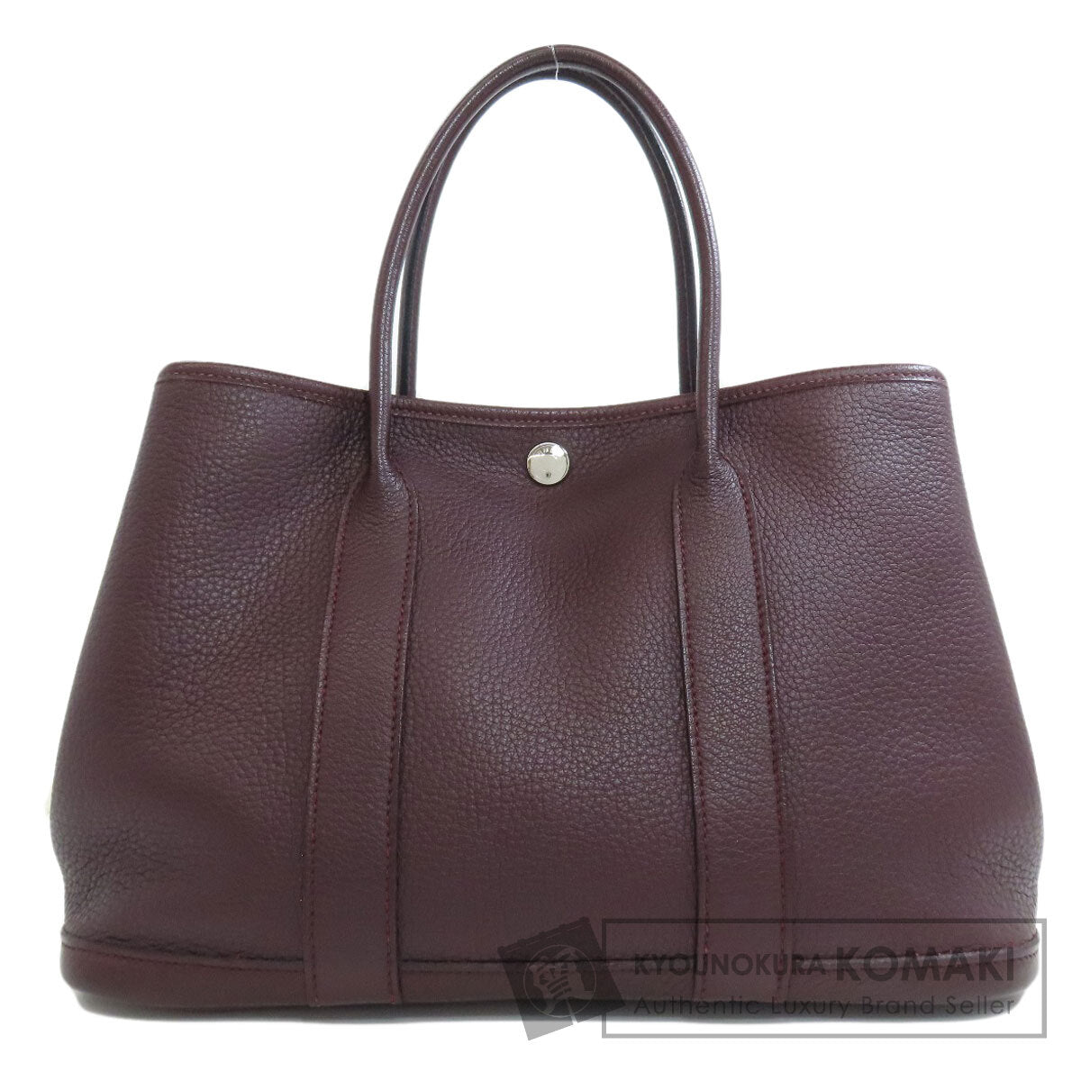 HERMES エルメス ガーデンパーティTPM シルバー金具 ハンドバッグ ネゴンダ レディース 中古