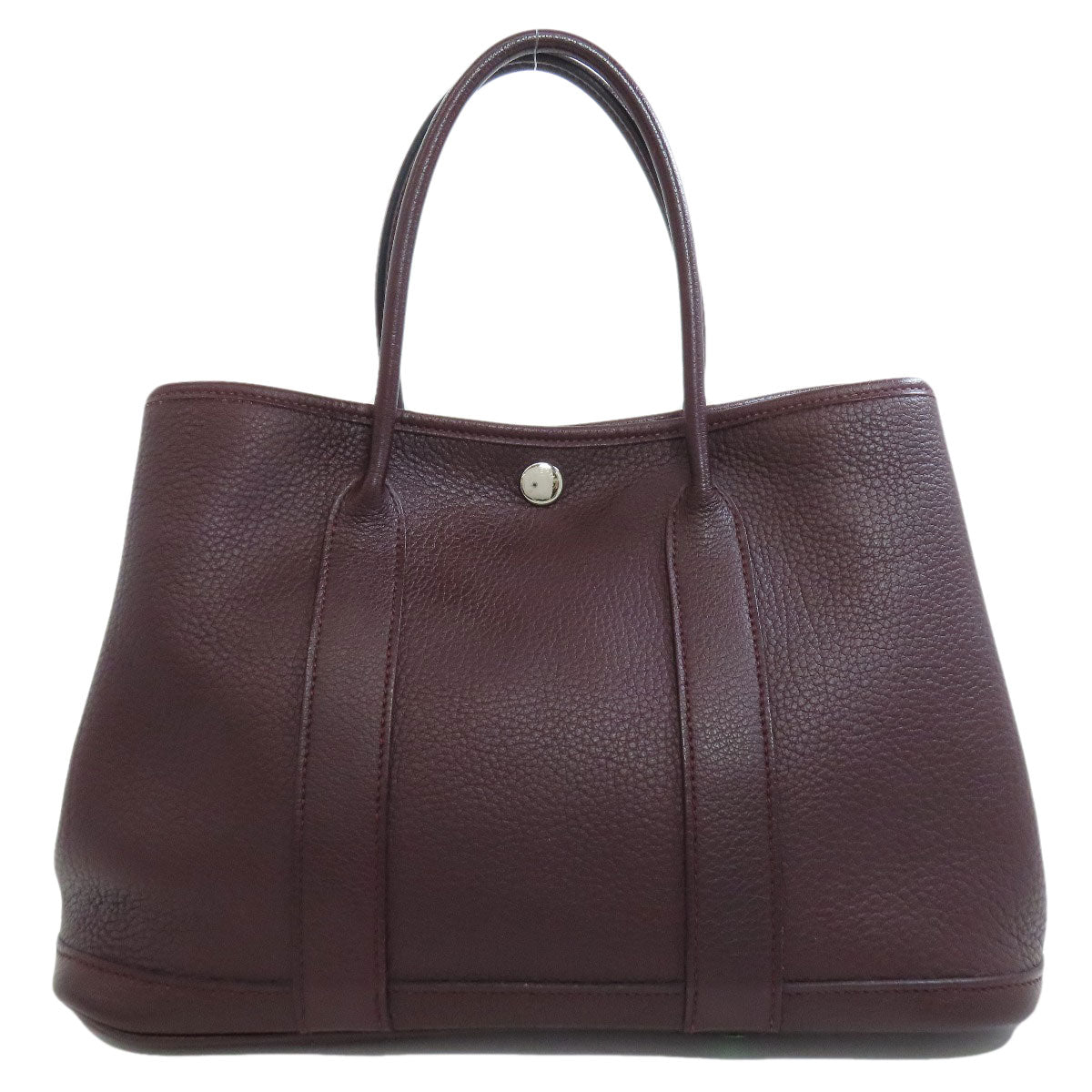 HERMES エルメス ガーデンパーティTPM シルバー金具 ハンドバッグ ネゴンダ レディース 中古