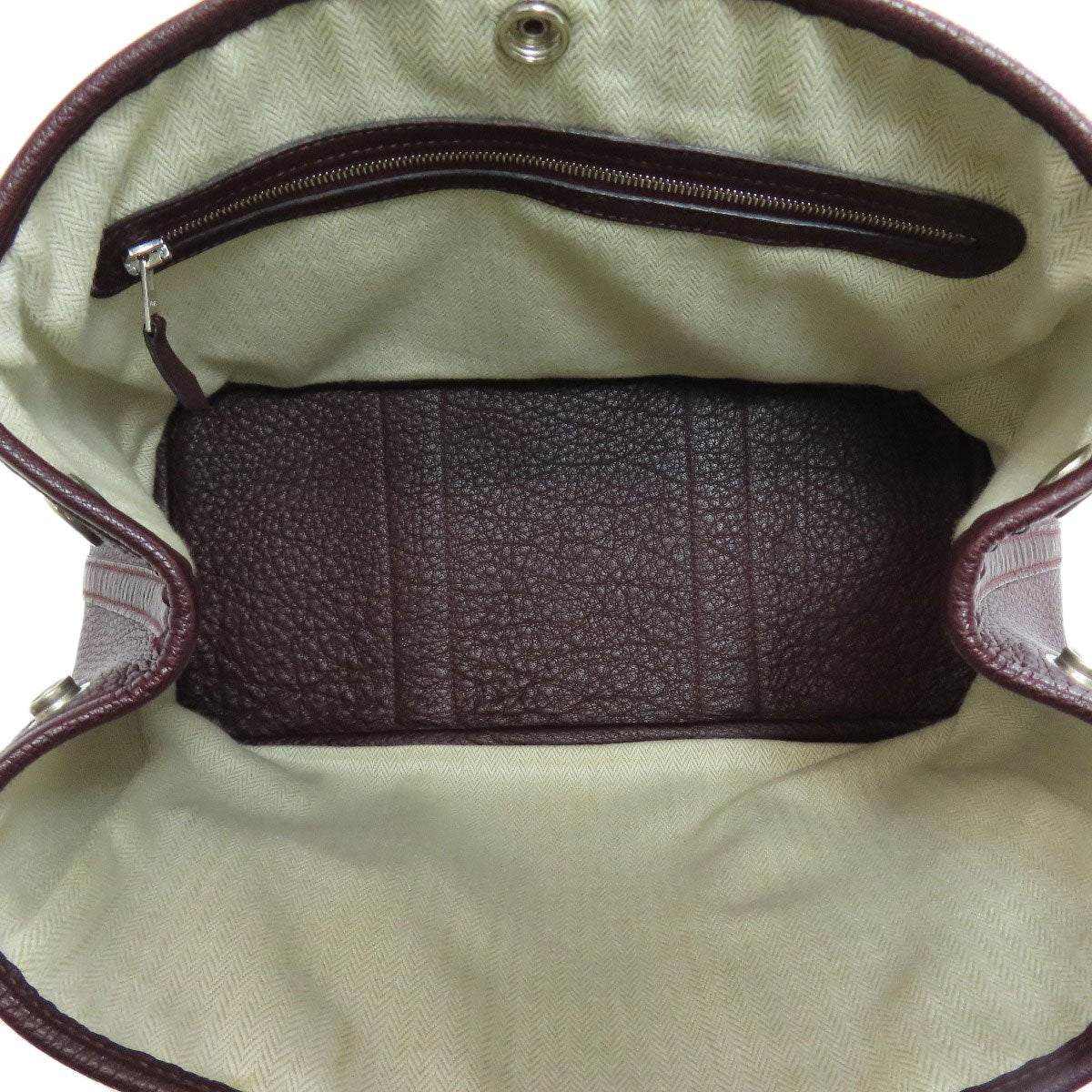 HERMES エルメス ガーデンパーティTPM シルバー金具 ハンドバッグ ネゴンダ レディース 中古