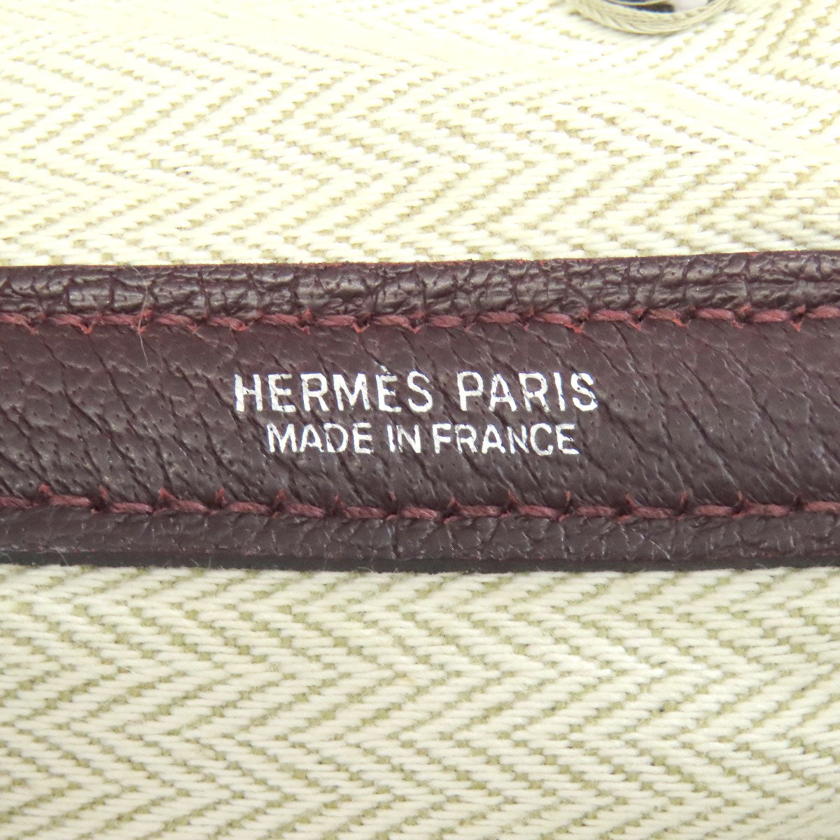 HERMES エルメス ガーデンパーティTPM シルバー金具 ハンドバッグ ネゴンダ レディース 中古