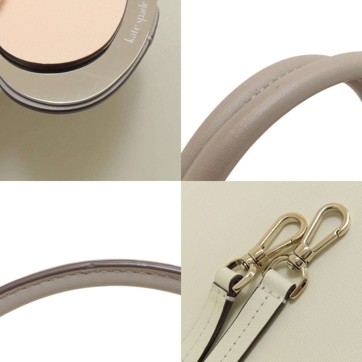 kate spade ケイトスペード ロゴ 2WAY ハンドバッグ レザー レディース 中古