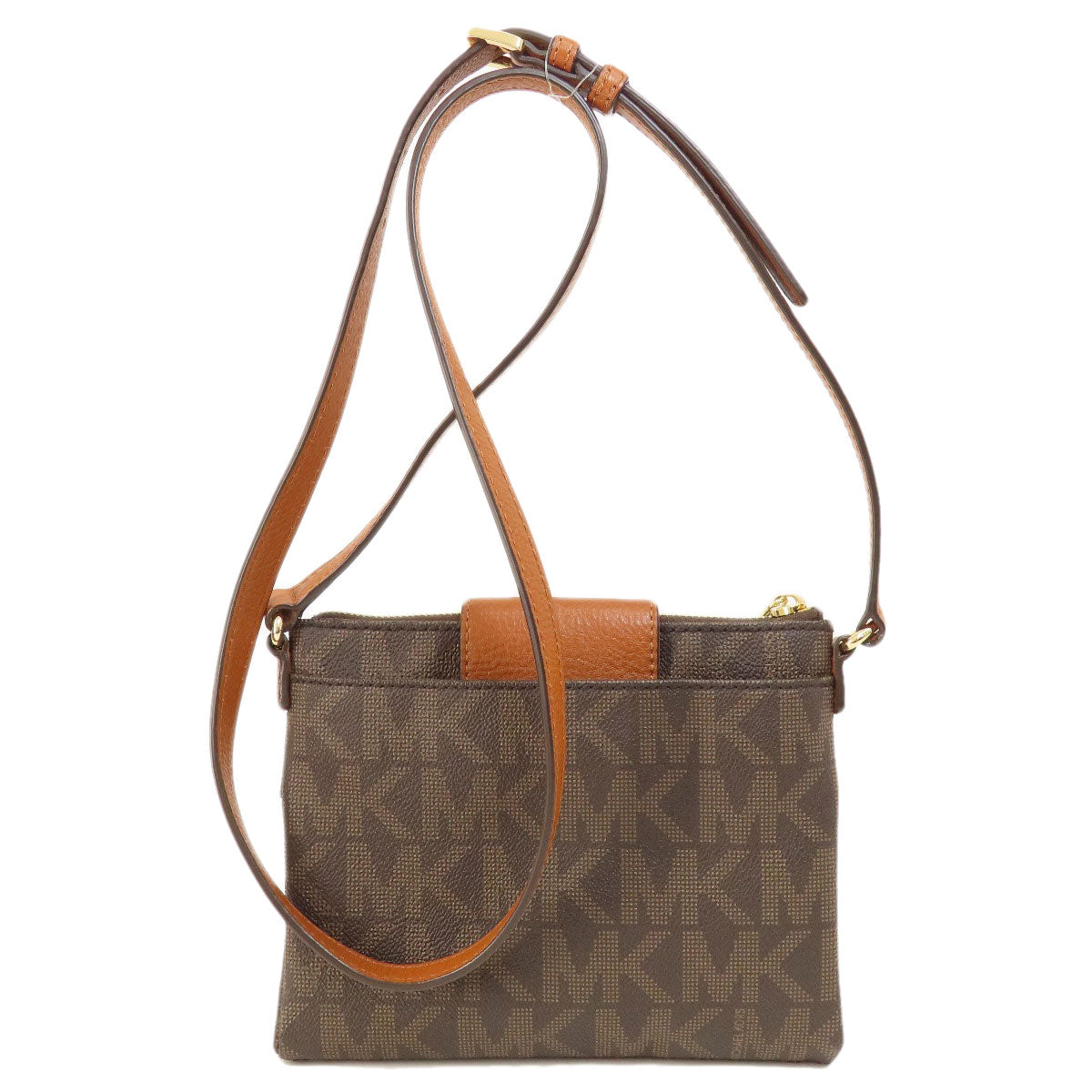 Michael Kors マイケルコース MKシグネチャー ショルダーバッグ レザー レディース 中古