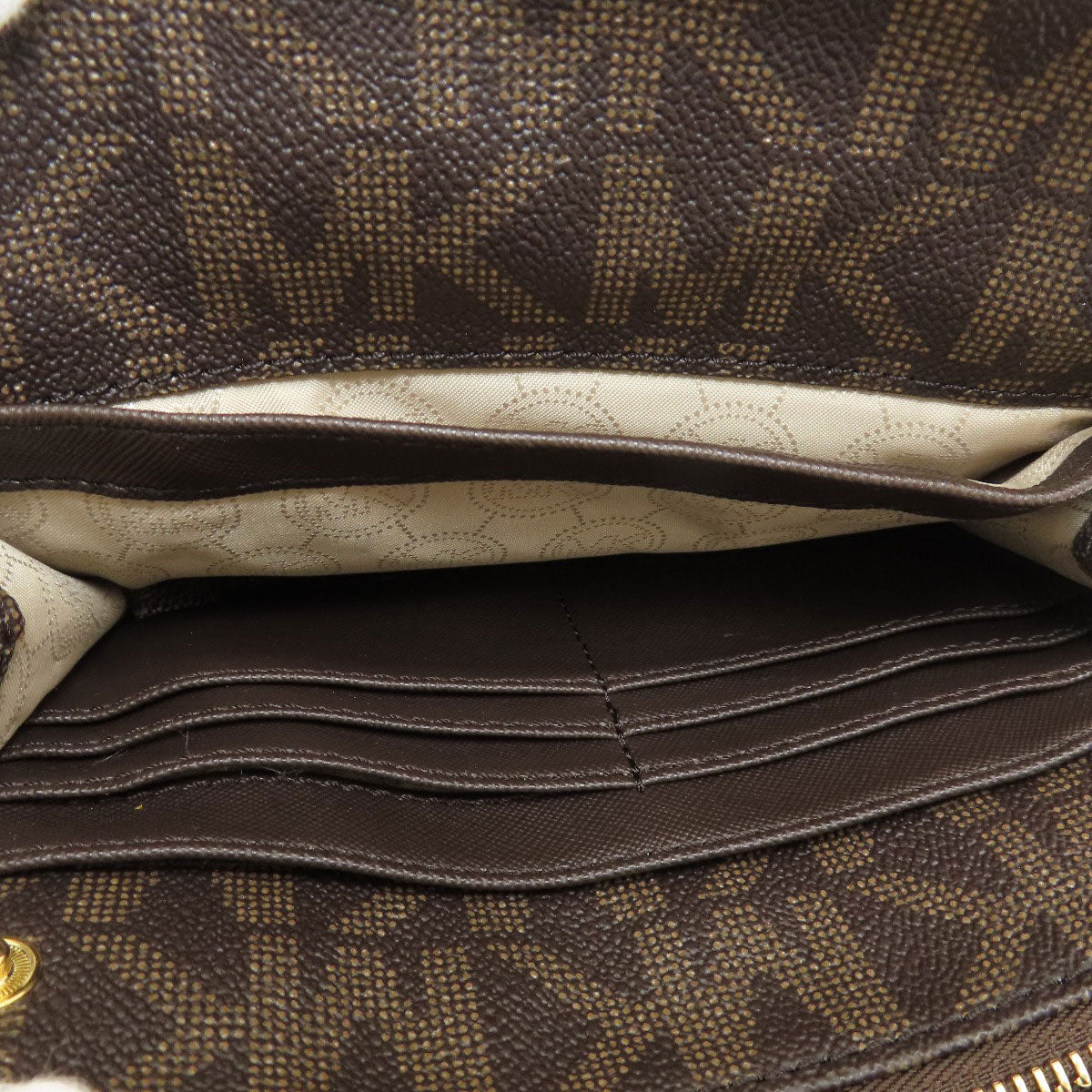 Michael Kors マイケルコース MKシグネチャー ショルダーバッグ レザー レディース 中古