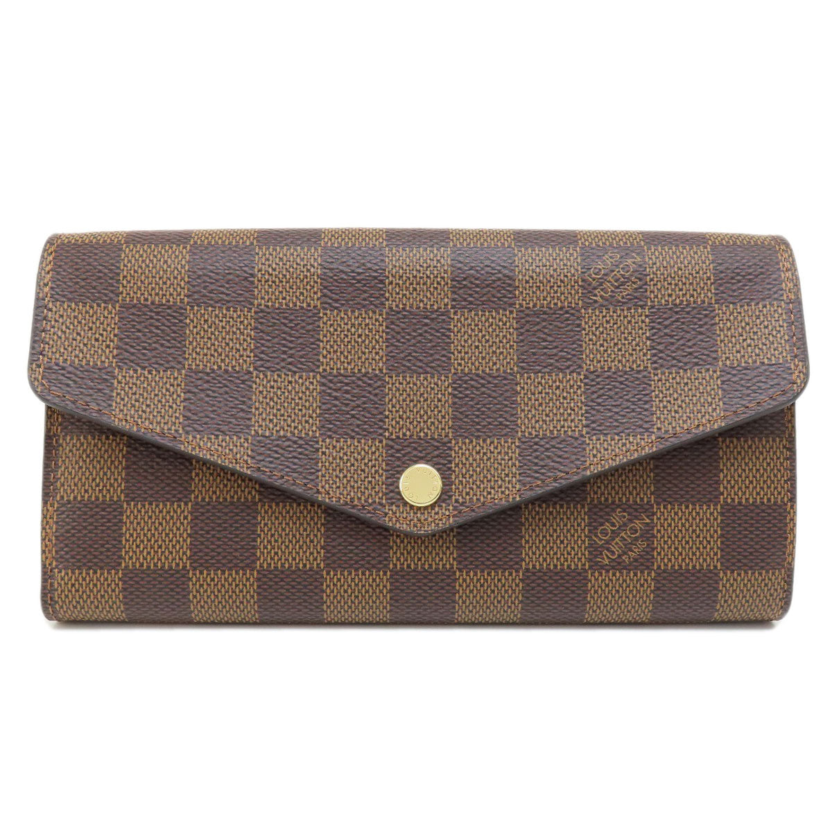 LOUIS VUITTON ルイヴィトン N63209 ポルトフォイユ・サラ 長財布（小銭入れあり） ダミエキャンバス レディース 中古