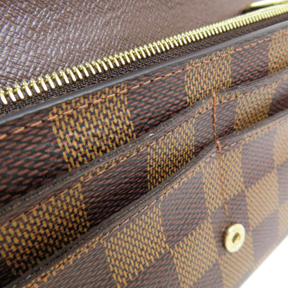 LOUIS VUITTON ルイヴィトン N63209 ポルトフォイユ・サラ 長財布（小銭入れあり） ダミエキャンバス レディース 中古