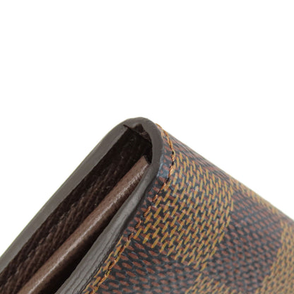 LOUIS VUITTON ルイヴィトン N63209 ポルトフォイユ・サラ 長財布（小銭入れあり） ダミエキャンバス レディース 中古