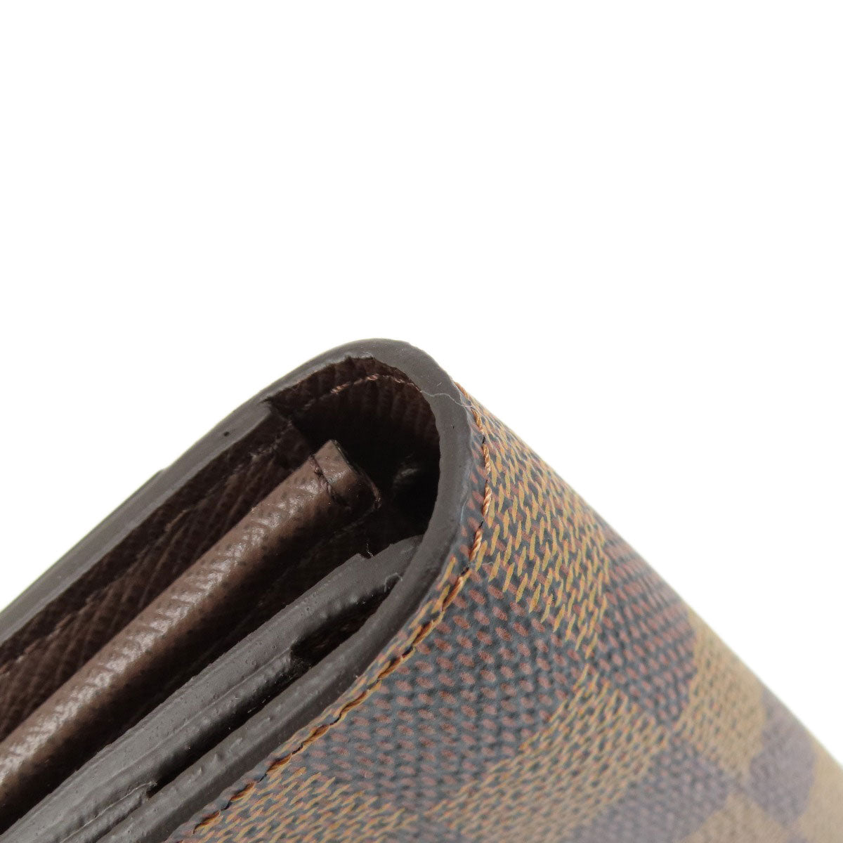 LOUIS VUITTON ルイヴィトン N63209 ポルトフォイユ・サラ 長財布（小銭入れあり） ダミエキャンバス レディース 中古