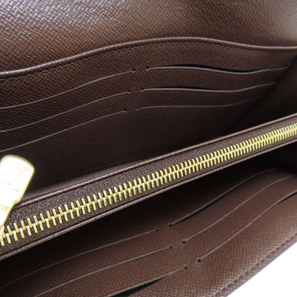 LOUIS VUITTON ルイヴィトン N63209 ポルトフォイユ・サラ 長財布（小銭入れあり） ダミエキャンバス レディース 中古