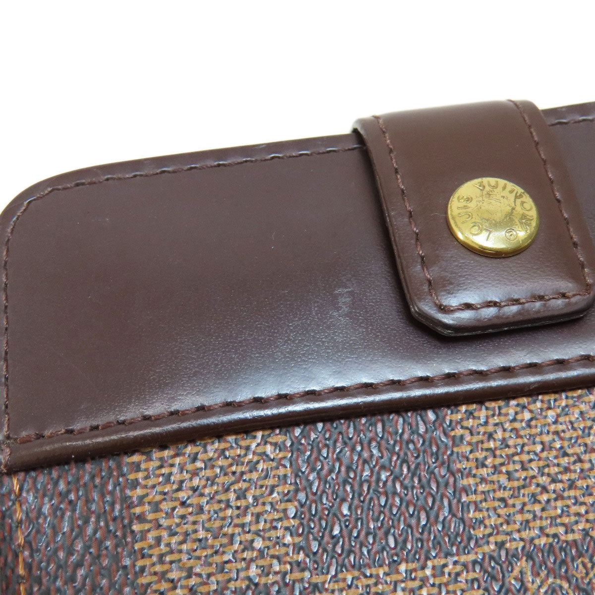 LOUIS VUITTON ルイヴィトン M61668 コンパクト・ジップ 二つ折り財布（小銭入れあり） ダミエキャンバス レディース 中古
