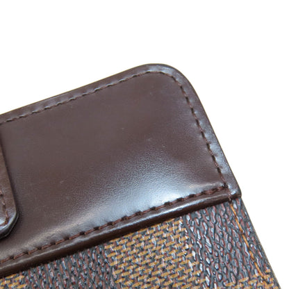 LOUIS VUITTON ルイヴィトン M61668 コンパクト・ジップ 二つ折り財布（小銭入れあり） ダミエキャンバス レディース 中古