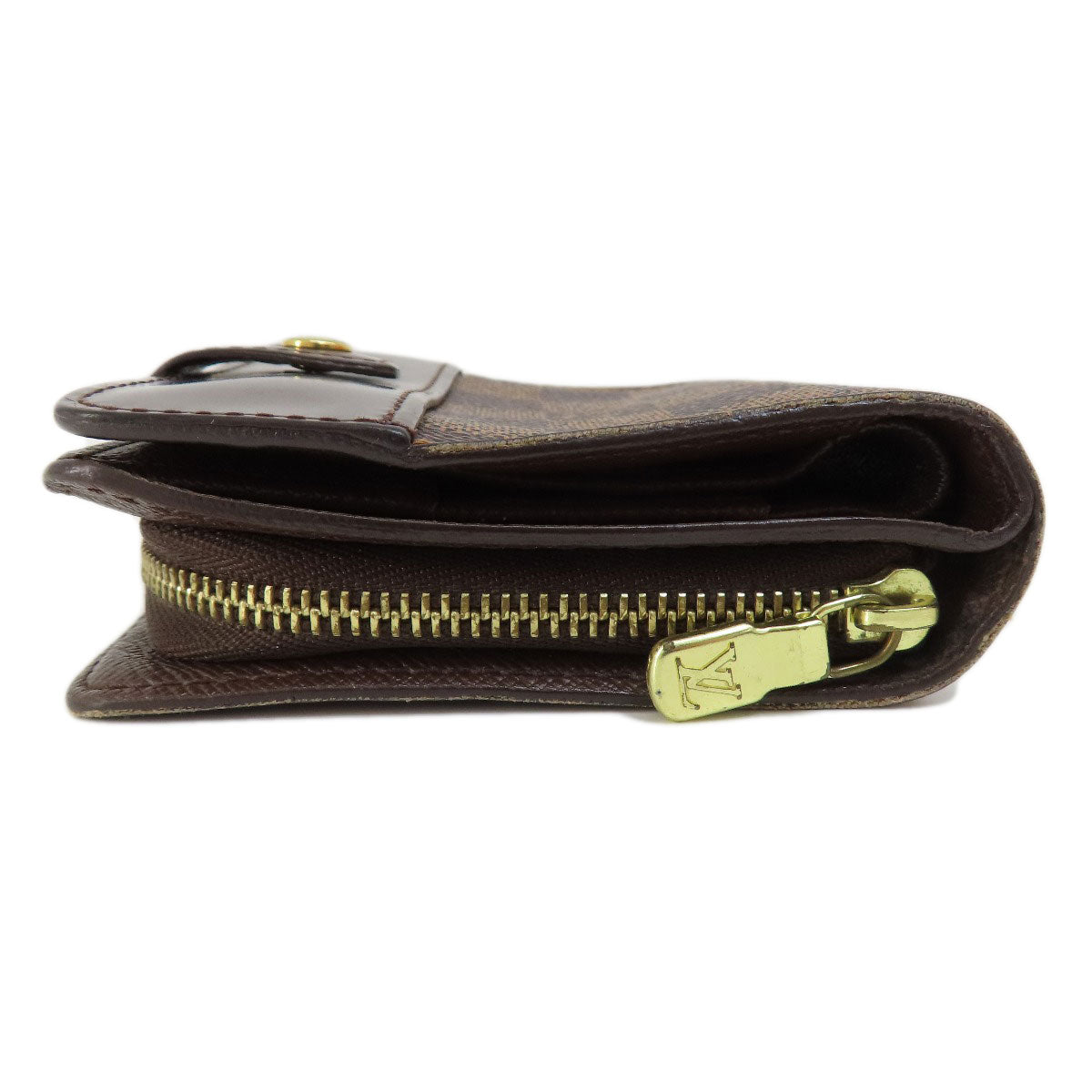 LOUIS VUITTON ルイヴィトン M61668 コンパクト・ジップ 二つ折り財布（小銭入れあり） ダミエキャンバス レディース 中古