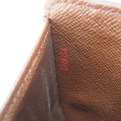 LOUIS VUITTON ルイヴィトン M61668 コンパクト・ジップ 二つ折り財布（小銭入れあり） ダミエキャンバス レディース 中古