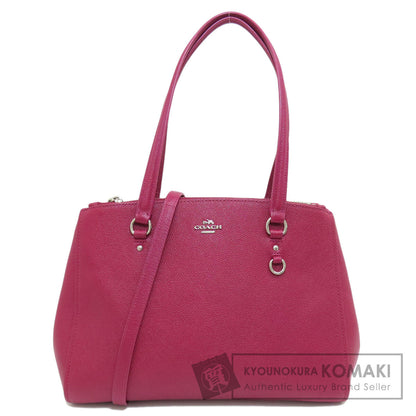 COACH コーチ 36882 2WAY ハンドバッグ レザー レディース 中古