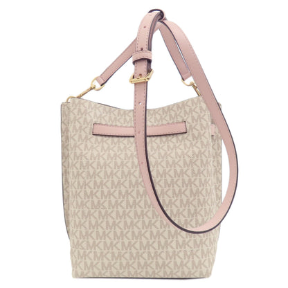 Michael Kors マイケルコース エミリア MKシグネチャー ショルダーバッグ PVC レディース 中古