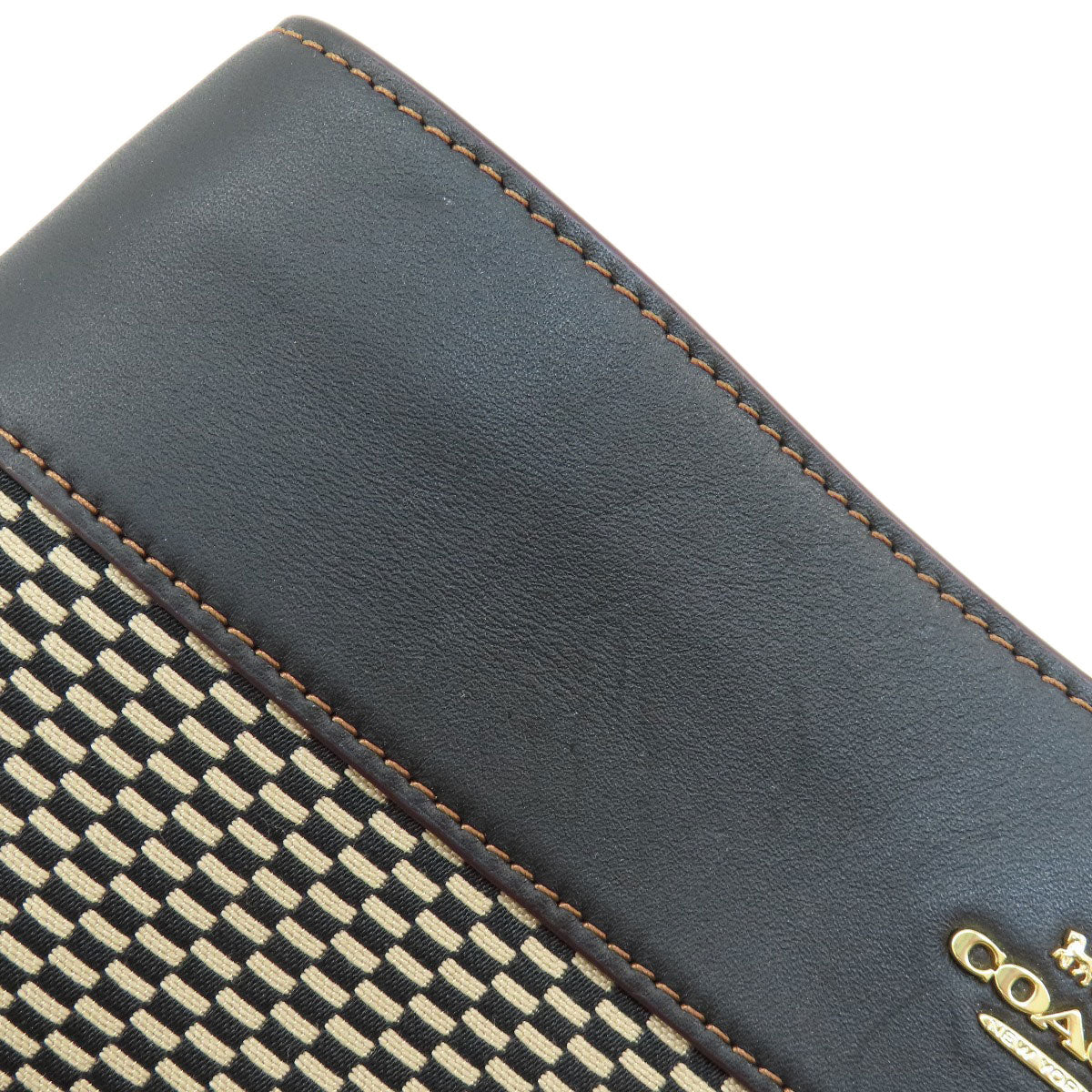 COACH コーチ F27575 ロゴ金具 トートバッグ キャンバス レディース 中古
