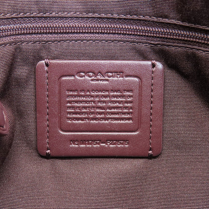 COACH コーチ F27575 ロゴ金具 トートバッグ キャンバス レディース 中古