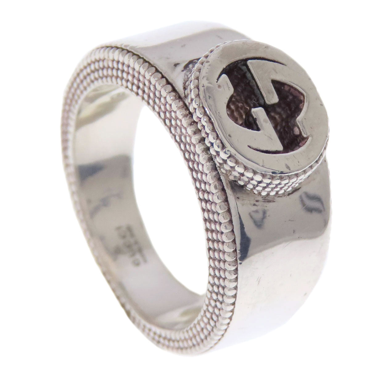 GUCCI グッチ インターロッキングG リング・指輪 SV レディース 中古