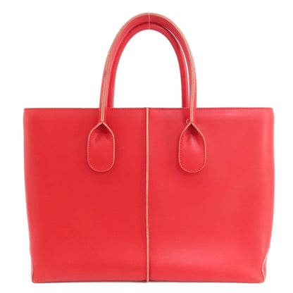 TODS トッズ シンプルデザイン トートバッグ レザー レディース 中古