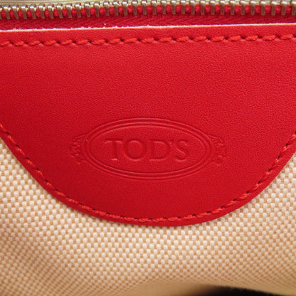 TODS トッズ シンプルデザイン トートバッグ レザー レディース 中古