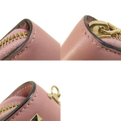 VALENTINO GARAVANI ヴァレンチノガラバーニ スタッズ 二つ折り財布（小銭入れあり） レザー レディース 中古