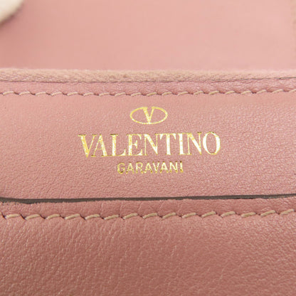 VALENTINO GARAVANI ヴァレンチノガラバーニ スタッズ 二つ折り財布（小銭入れあり） レザー レディース 中古