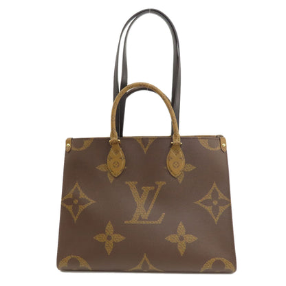 LOUIS VUITTON ルイヴィトン M45321 オンザゴーMM モノグラムジャイアント トートバッグ モノグラムリバース レディース 中古
