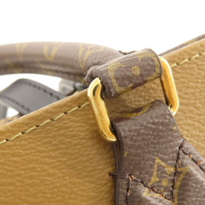 LOUIS VUITTON ルイヴィトン M45321 オンザゴーMM モノグラムジャイアント トートバッグ モノグラムリバース レディース 中古