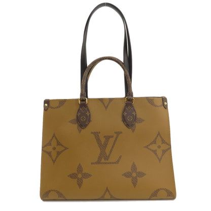 LOUIS VUITTON ルイヴィトン M45321 オンザゴーMM モノグラムジャイアント トートバッグ モノグラムリバース レディース 中古