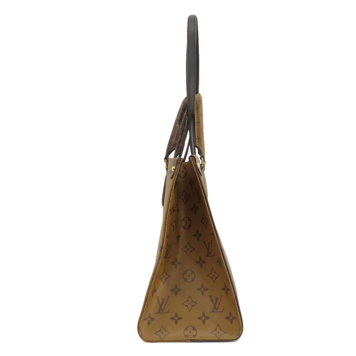 LOUIS VUITTON ルイヴィトン M45321 オンザゴーMM モノグラムジャイアント トートバッグ モノグラムリバース レディース 中古